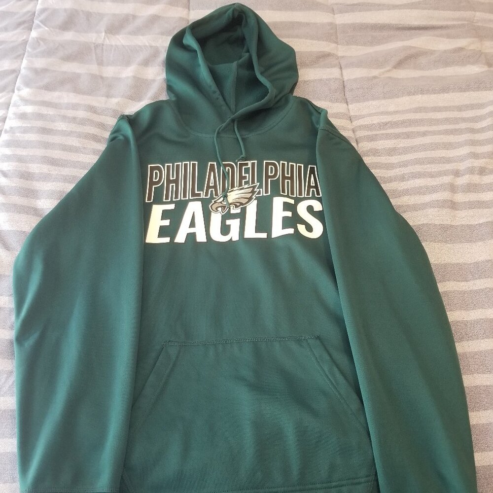 Men's Philadelphia Eagles Hooded Green Sweatshirt